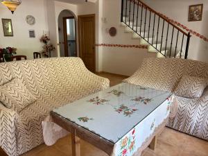 A seating area at Casa Isabel
