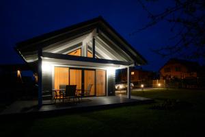 Bygningen som feriehuset ligger i