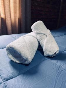 Postel nebo postele na pokoji v ubytování Complejo Los Jazmines