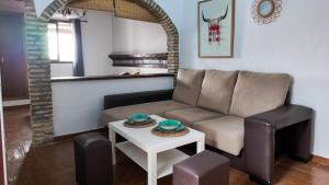 Χώρος καθιστικού στο Apartamento Ipanema