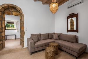 Posezení v ubytování Villa Claudia in Lardos