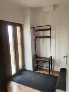 a room with a bunk bed in the corner at Ubytování Linda in Klášter Hradiště nad Jizerou