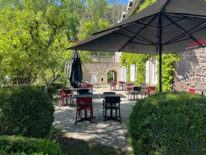 Zahrada ubytování Le Moulin de Barette - Proche Le Puy-en-Velay