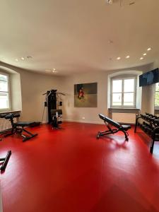 Fitness centrum a/nebo fitness zařízení v ubytování Hotel Bischofshof am Dom