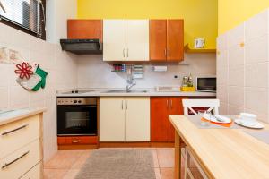 Kuchyň nebo kuchyňský kout v ubytování Apartments Erik B&B Adults only