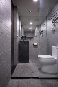 Ein Badezimmer in der Unterkunft Shanmian Unmanned Hotel