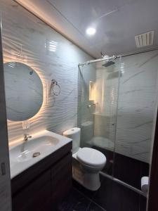 Phòng tắm tại ZIG ZAG Hospedaje