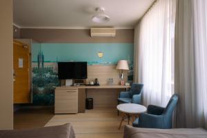 Kuchyňa alebo kuchynka v ubytovaní Hotel Cristal Białystok