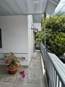Balkón nebo terasa v ubytování Hotel Regional