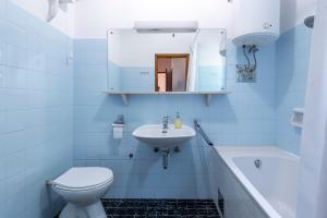 Koupelna v ubytování Guest House Međine