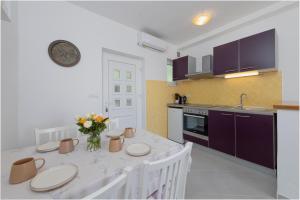 Kuchyň nebo kuchyňský kout v ubytování Guest House Međine