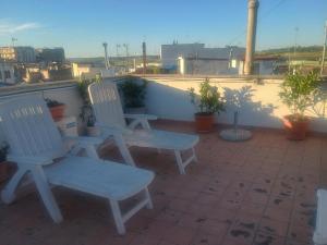 A balcony or terrace at Terrazza Sui Sassi