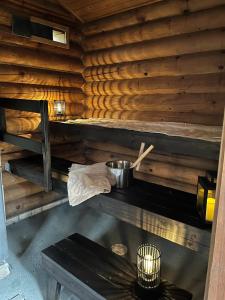 Postel nebo postele na pokoji v ubytování Hölmölä + 16 fotografií