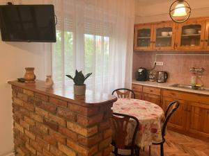 Kuchyň nebo kuchyňský kout v ubytování Anna Apartman