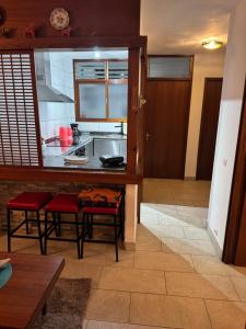 Kuchyň nebo kuchyňský kout v ubytování Sonnige Apartament Am Strand Nähe