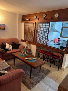 Posezení v ubytování Sonnige Apartament Am Strand Nähe