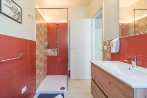 Koupelna v ubytování B&B DaBi