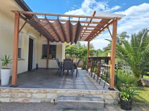 Balkón nebo terasa v ubytování Holiday home Laura