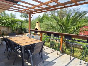 Balkón nebo terasa v ubytování Holiday home Laura