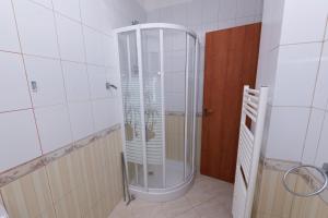 Koupelna v ubytování Vila Viktoria Golem