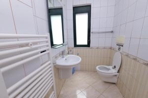 Koupelna v ubytování Vila Viktoria Golem