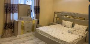 Ένα ή περισσότερα κρεβάτια σε δωμάτιο στο Terrouwaar apartment