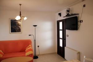 TV a/nebo společenská místnost v ubytování Apartments Nada