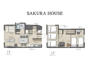 Planul etajului la SAKURA House