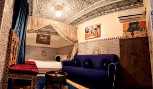 Zona de estar de Riad Lalla Marrakech