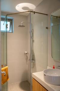 Koupelna v ubytování Min Min Hotel