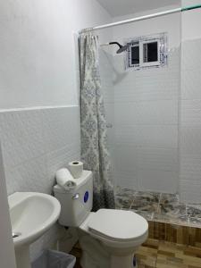 Baðherbergi á Casa Miramar Trux