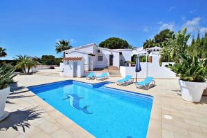 The swimming pool at or close to Marcelo - charming, Finca style holiday villa in Moraira