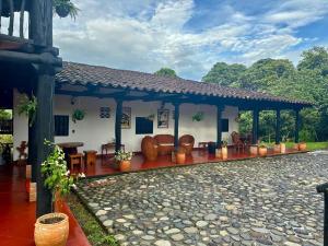 Zahrada ubytování Hotel Hacienda Anacaona - San Agustín