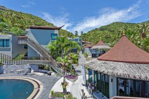 Üldine mäevaade või majutusasutusest The Tarna Resort, Koh Tao pildistatud vaade