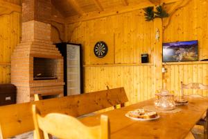 TV/trung tâm giải trí tại David House Piscina incalzita si jacuzzi