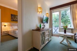Postel nebo postele na pokoji v ubytování Hotel See-Villa