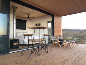 Μπαλκόνι ή βεράντα στο Bokmakierie Cabin, Tankwa Karoo