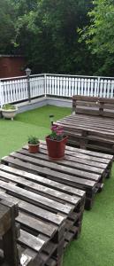 Κήπος έξω από το Manna Vendégház