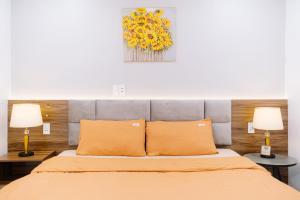 Katil atau katil-katil dalam bilik di Ha Giang Loop Discovery Hostel