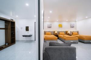 Ruang duduk di Ha Giang Loop Discovery Hostel