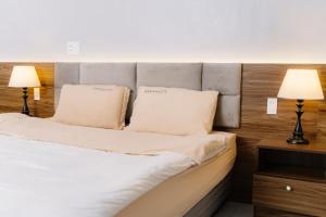 Katil atau katil-katil dalam bilik di Ha Giang Loop Discovery Hostel