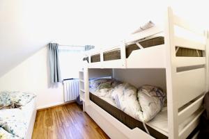 A bed or beds in a room at Ferienhaus Hadernigg