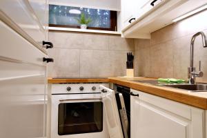 A kitchen or kitchenette at Ferienhaus Hadernigg