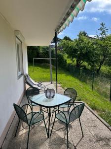 Κήπος έξω από το Ferienwohnung Bergstraße