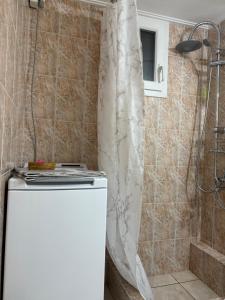 A bathroom at Pagrati apartment Διαμέρισμα Παγκράτι