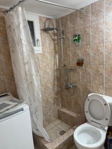 A bathroom at Pagrati apartment Διαμέρισμα Παγκράτι