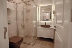Koupelna v ubytování Kamer Exclusive Hotel & Suites