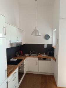Kuchyňa alebo kuchynka v ubytovaní Bodensee-Ferienwohnung Am Ruggbach