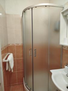 Koupelna v ubytování Apartment Bonaca