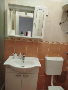 Koupelna v ubytování Apartment Bonaca